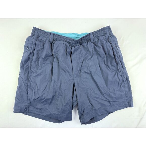 Bird Dogs Boom Boom Shorts Mens XL Navy Blue Lined Athletic 6" - Picture 2 of 9